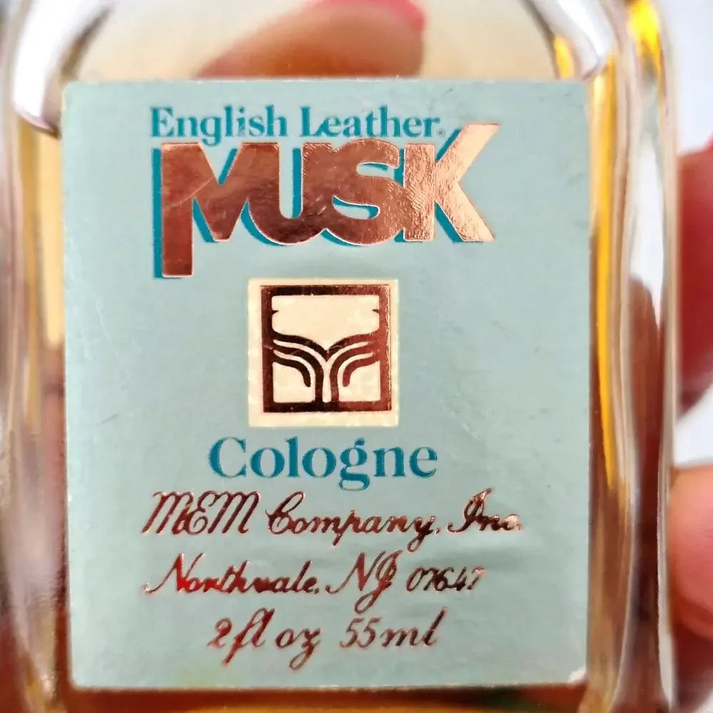 English Leather Musk Cologne Splash 2 oz. Vintage Discontinued MEM Company